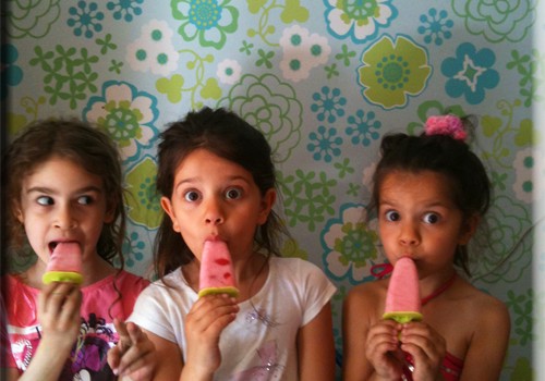 Evde çocuklar için dondurma yapımı