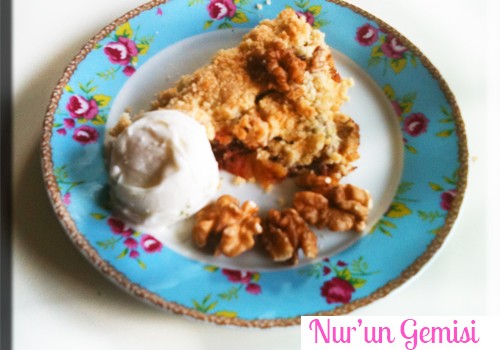 Elmalı crumble