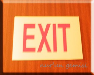 exit