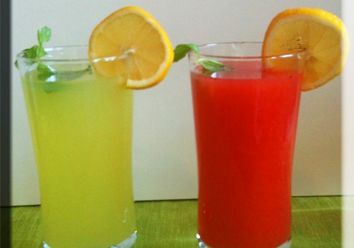 Limonata, pembe limonata, naneli yeşil limonata…